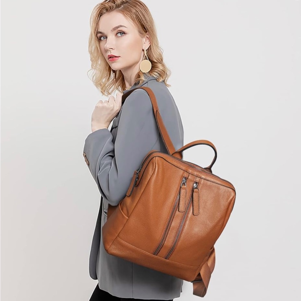 Amazon S Zone leather Backpack
